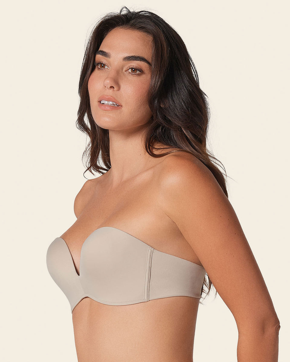 Brasier strapless Antigravedad de realce alto sin arco