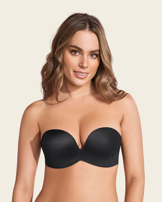 Brasier strapless Antigravedad de realce alto sin arco#color_700-negro