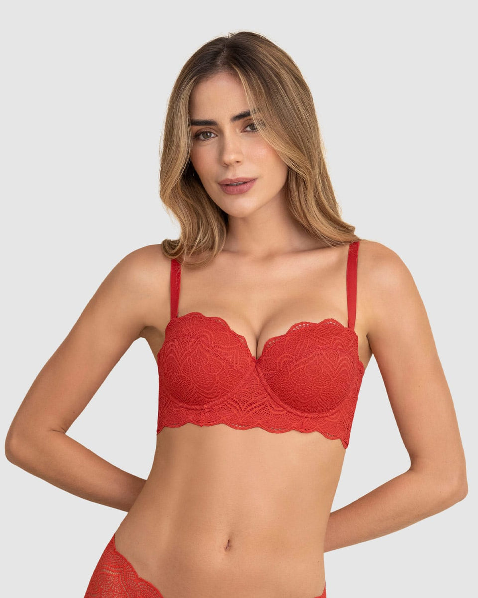 Brasier balconet de realce alto con máximo cubrimiento de espalda Special Fit