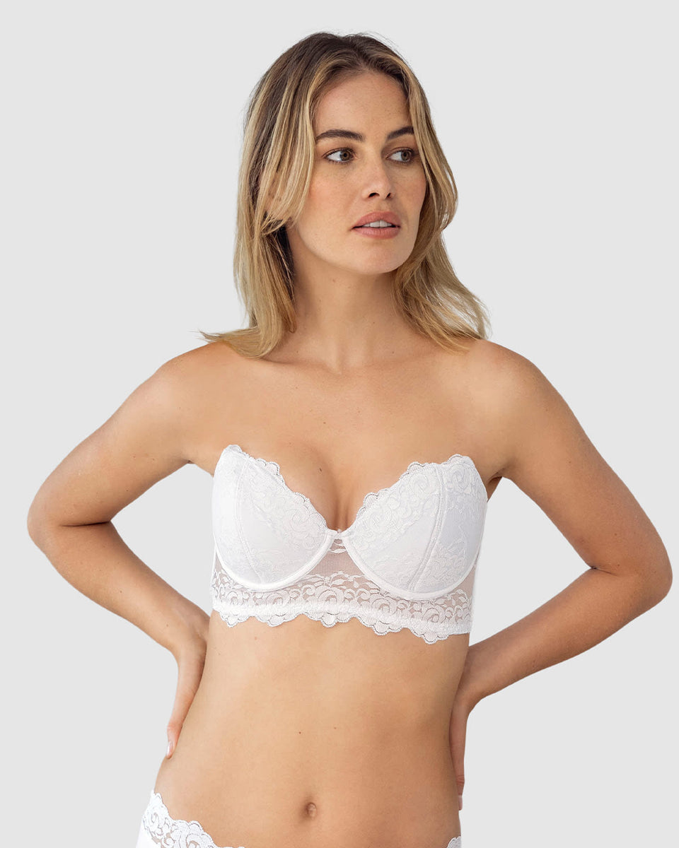 Brasier tipo Bustier de Realce Suave