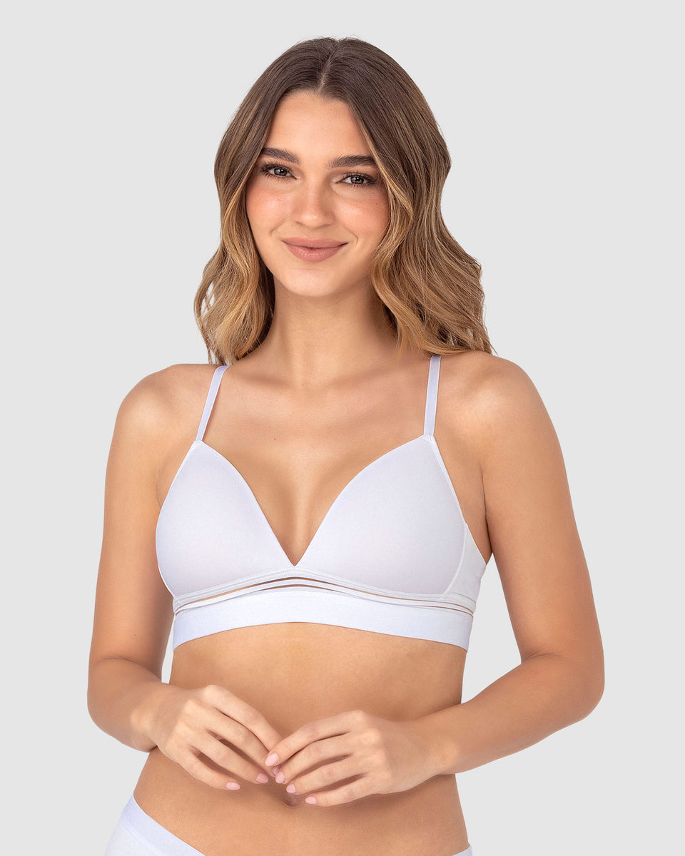 Brasier ultracómodo sin arcos ni estructuras internas