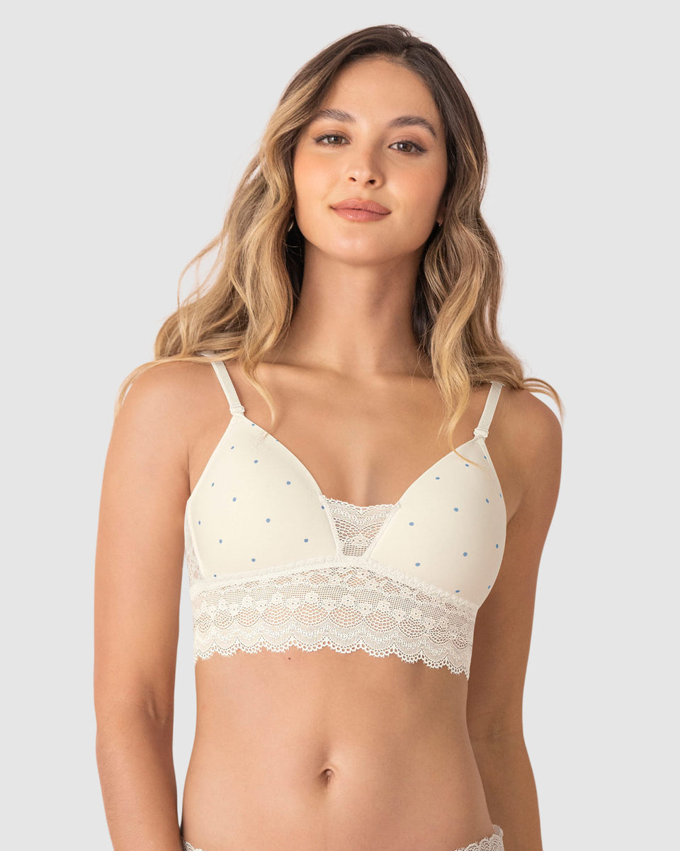 Brasier ultracómodo con delicados toques de encaje