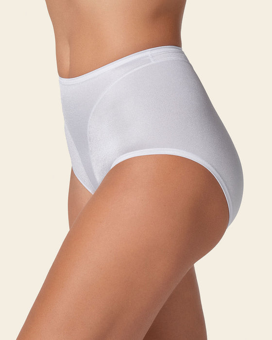 Bloomer clásico tiro alto de control de abdomen#color_000-blanco