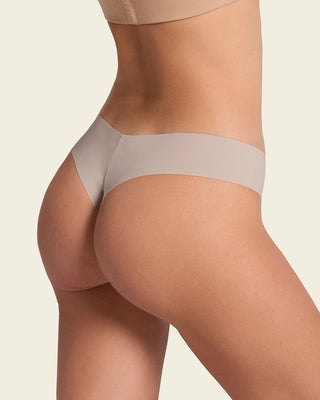 Bloomer brasilera invisible ultraplano sin elásticos y de pocas costuras#color_802-cafe-claro