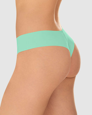 Bloomer brasilera invisible ultraplano sin elásticos y de pocas costuras#color_c61-verde-agua-marina
