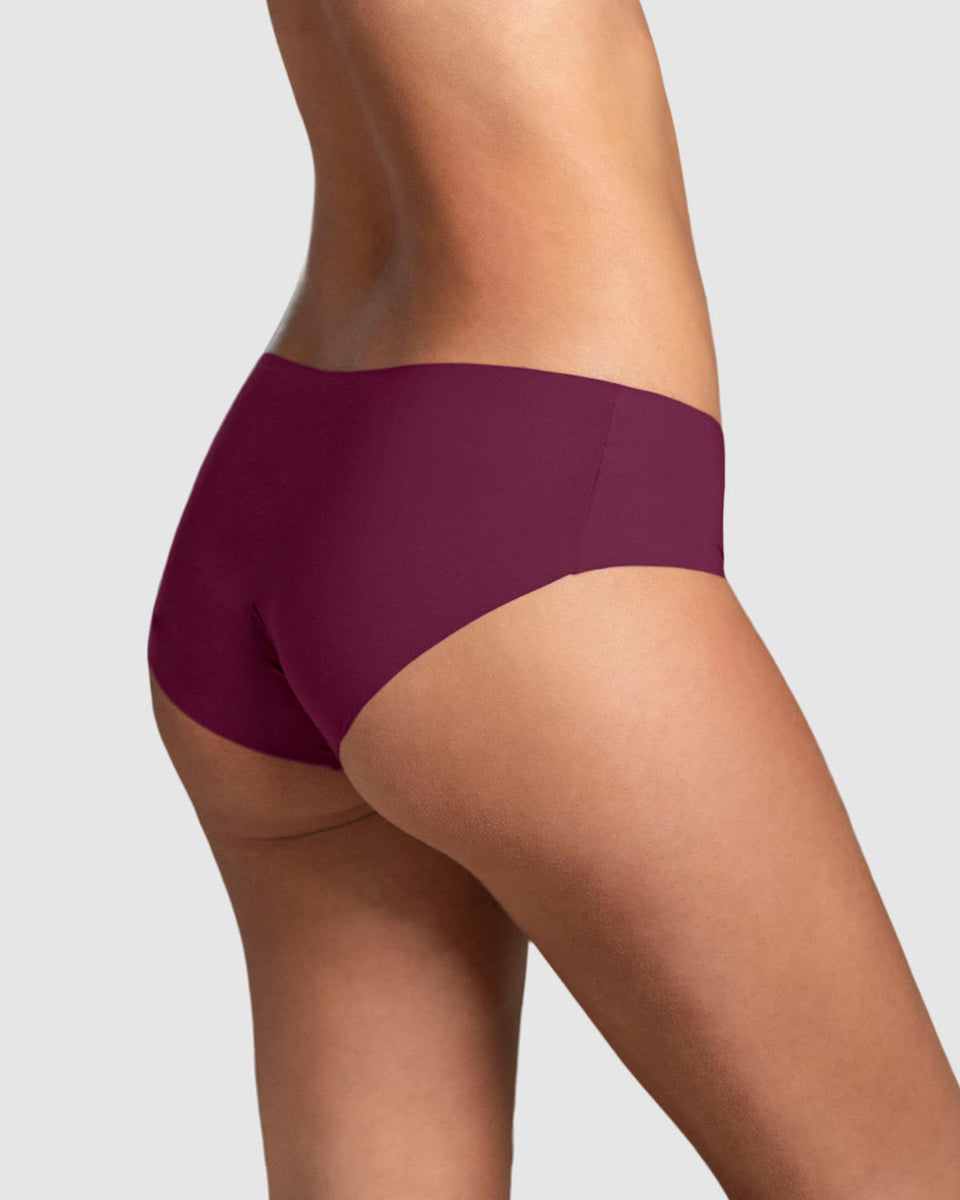 Bloomer hipster invisible ultraplano sin elásticos y de pocas costuras