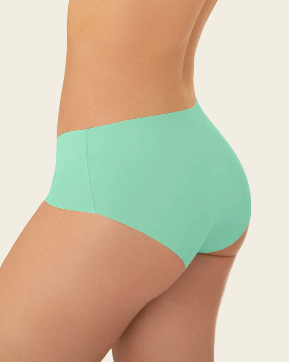 Bloomer hípster invisible ultraplano sin elásticos y de pocas costuras