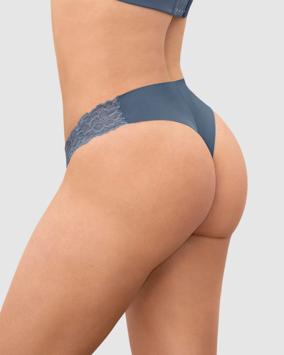 Brasilera invisible con toques de encaje en laterales
