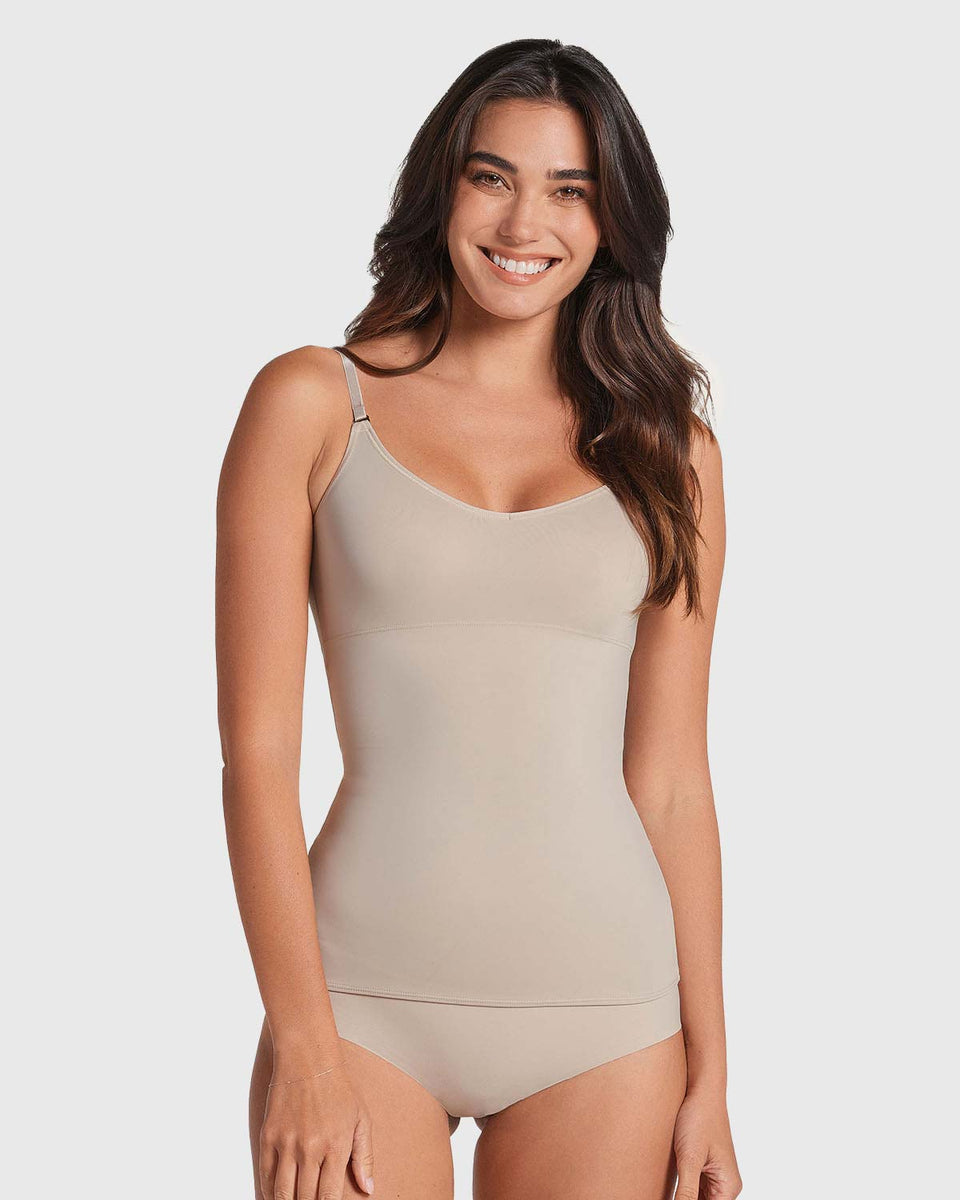 Camiseta multiusos de control de abdomen