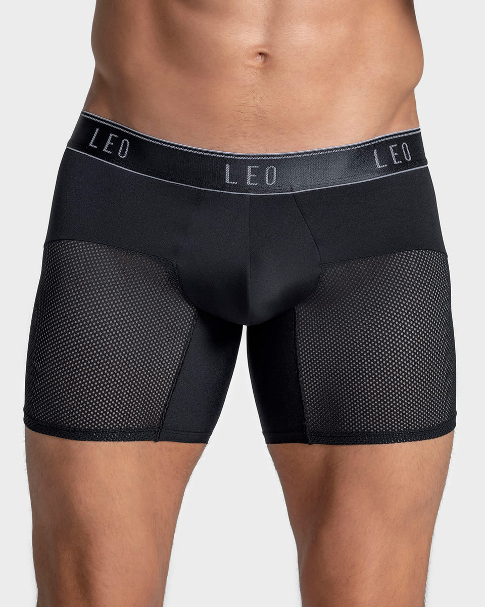 Bóxer medio de secado rápido con mallas transpirables en microfibra