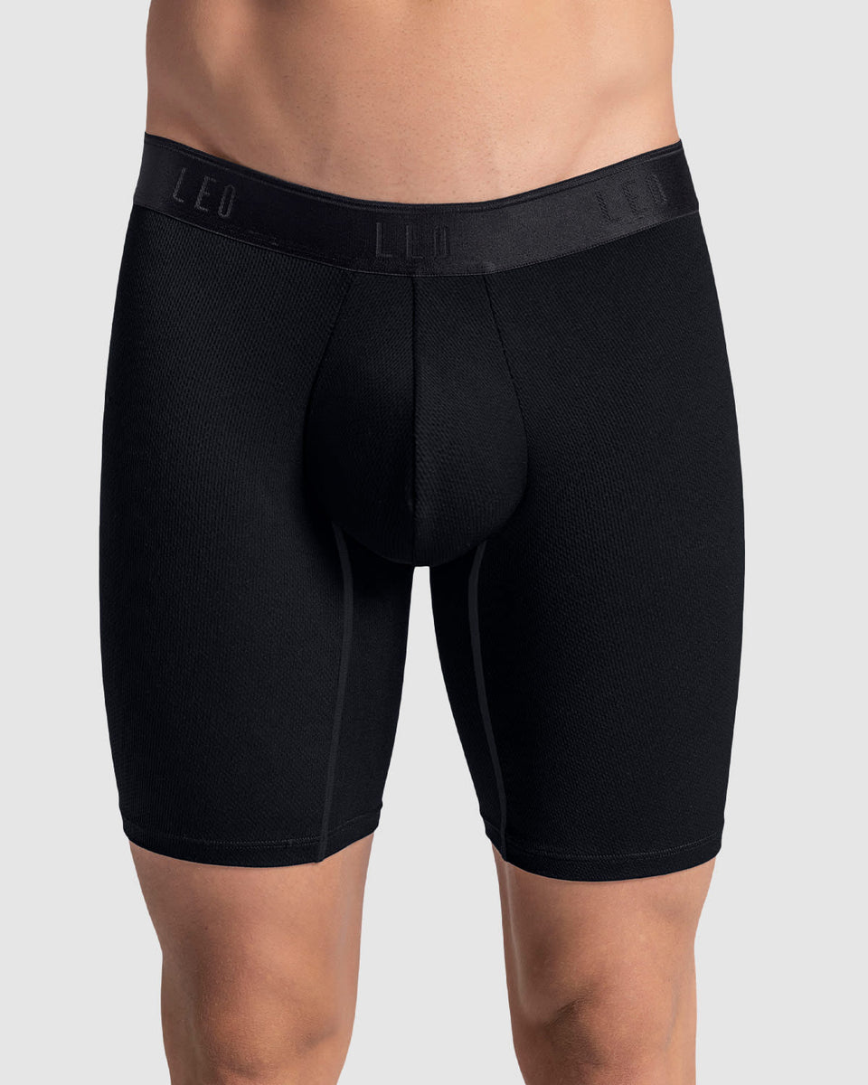 Bóxer largo deportivo de máxima frescura en microfibra