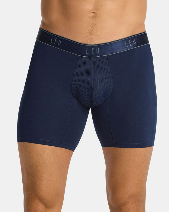 Bóxer deportivo con bolsillo lateral en microfibra#color_516-azul-oscuro