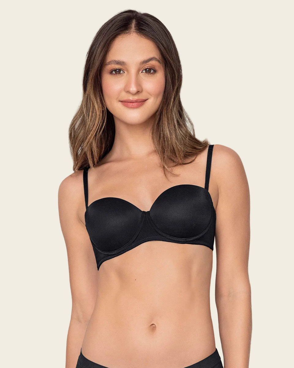 Brasier strapless con realce incorporado
