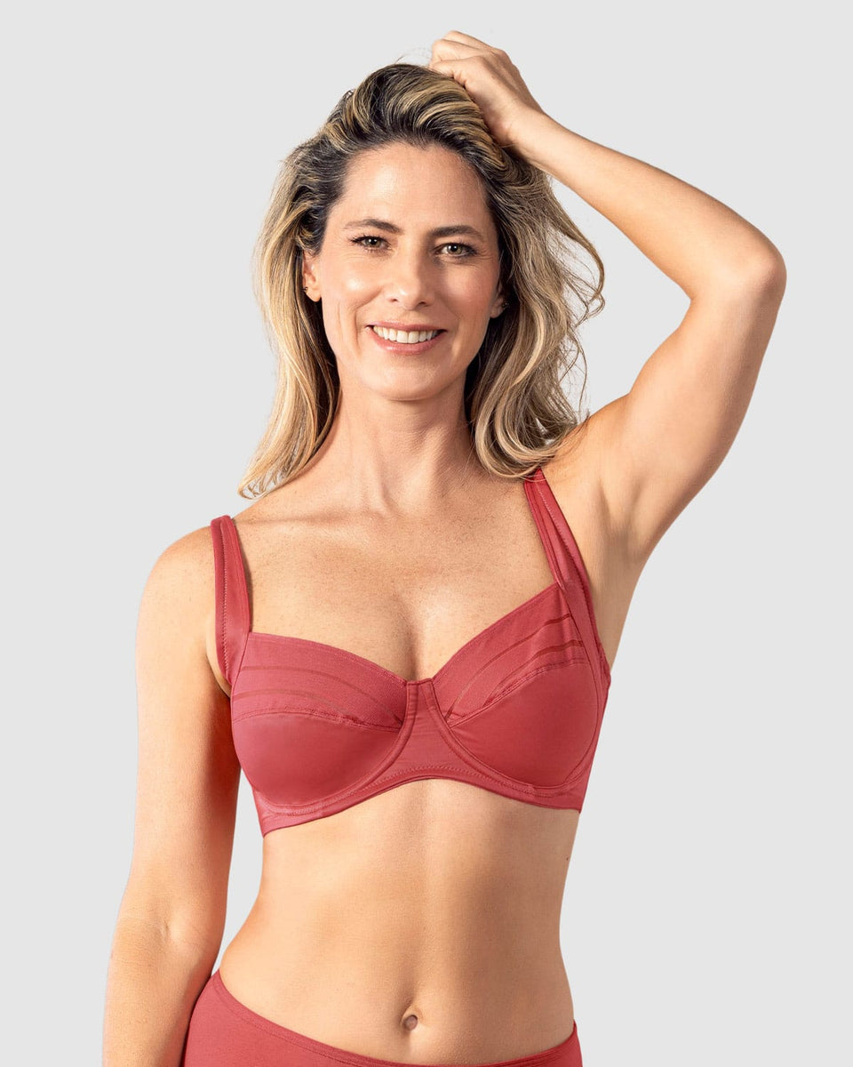 Brasier de buen cubrimiento ideal para busto pesado Natural Support