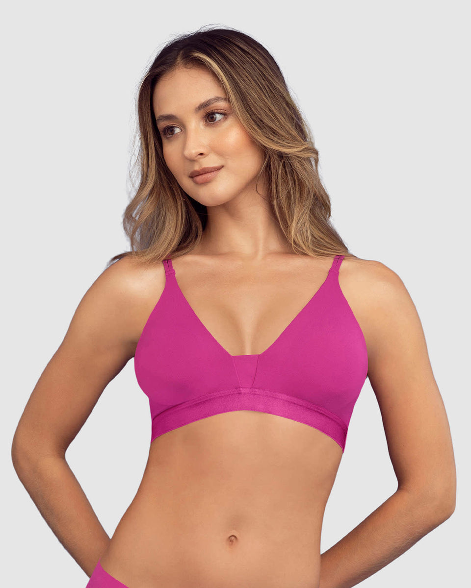 Bralette tipo top ultra cómodo y liviano