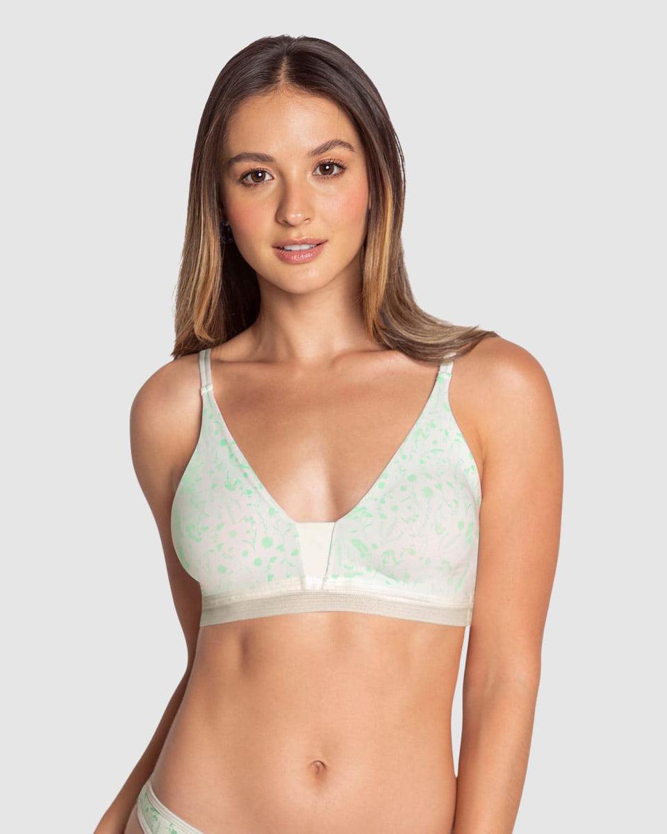 Bralette tipo top ultra cómodo y liviano