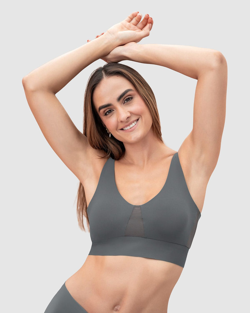 Brasier tipo top de copas extraíbles totalmente cómodo y liviano Flexi Brastop