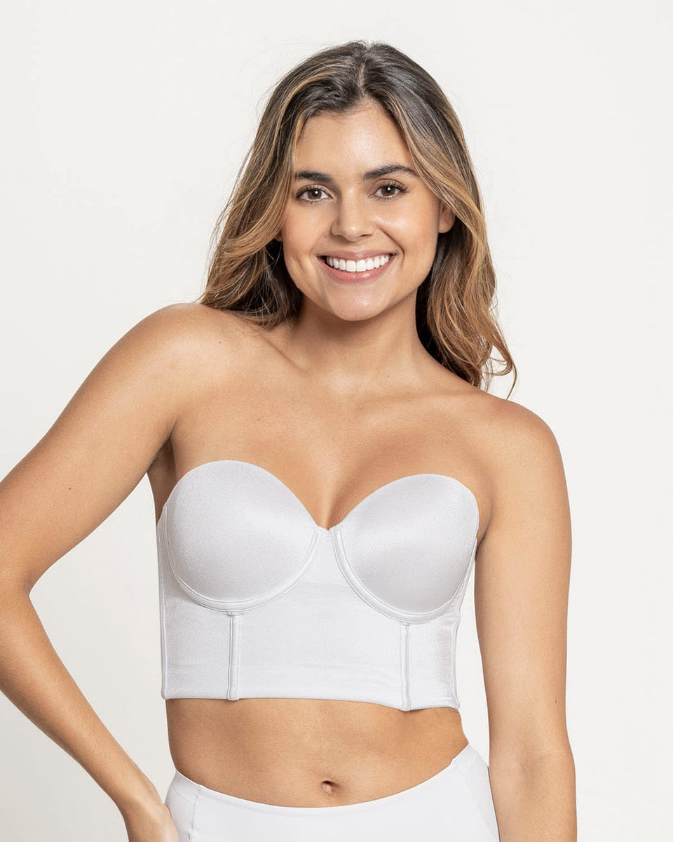 Brasier tipo bustier ideal como strapless