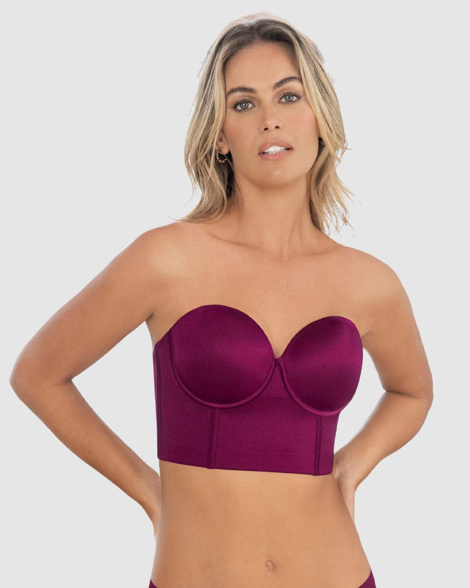 Brasier tipo bustier ideal como strapless