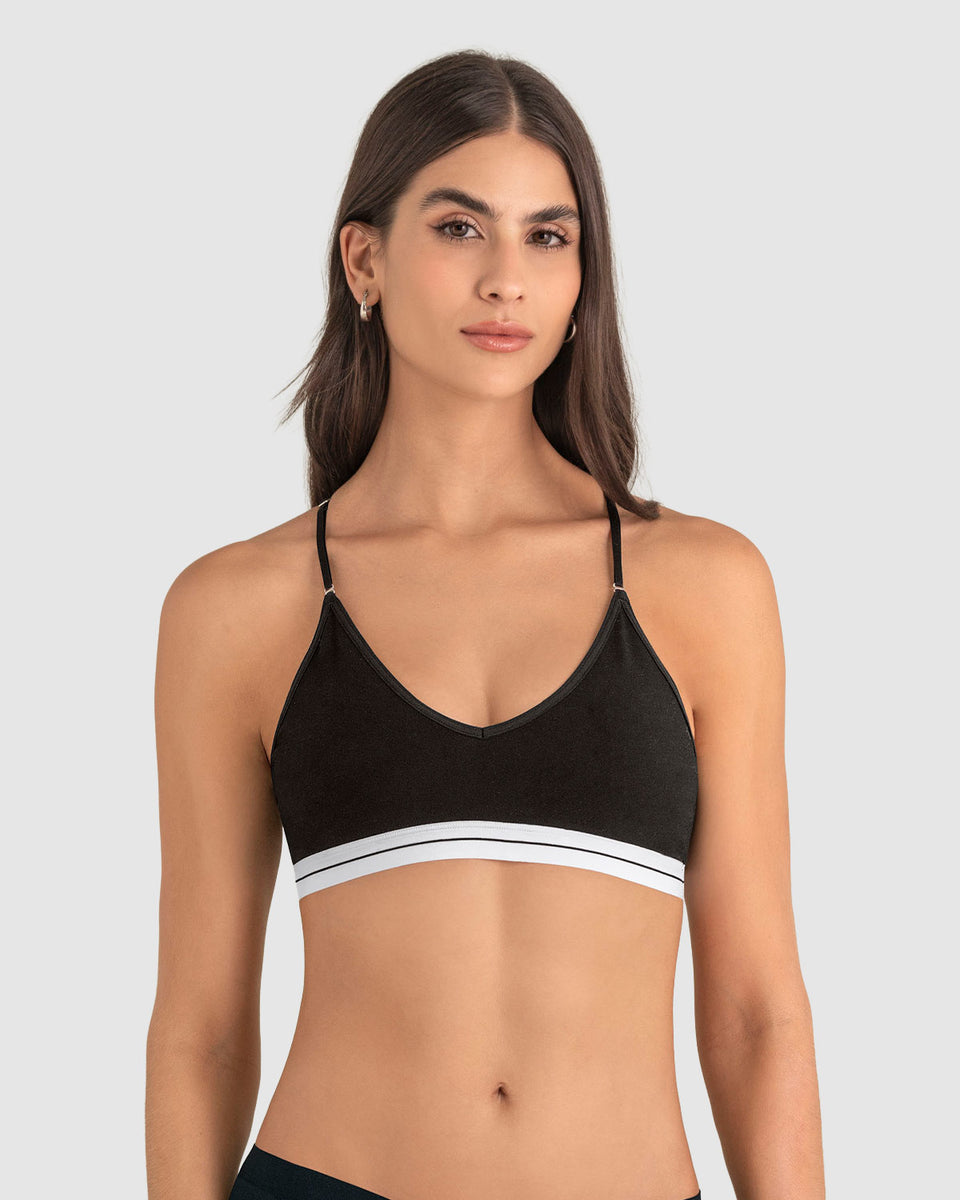 Top en algodón ultracómodo con cargaderas graduables