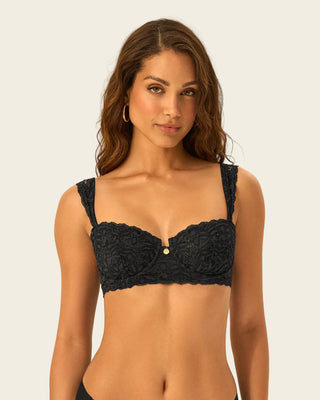 Brasier balconette en encaje#color_700-negro