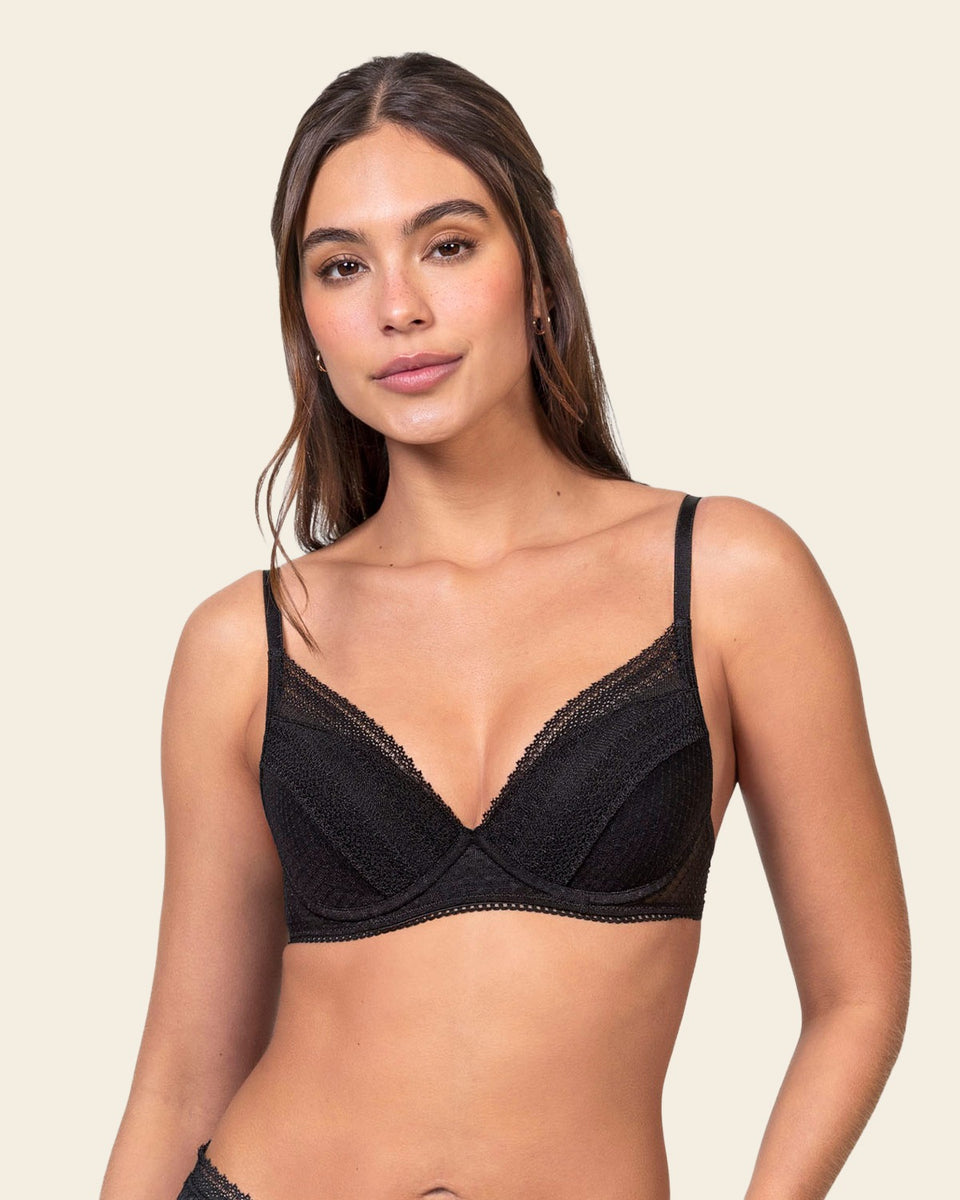 Brasier con encaje y copas suaves