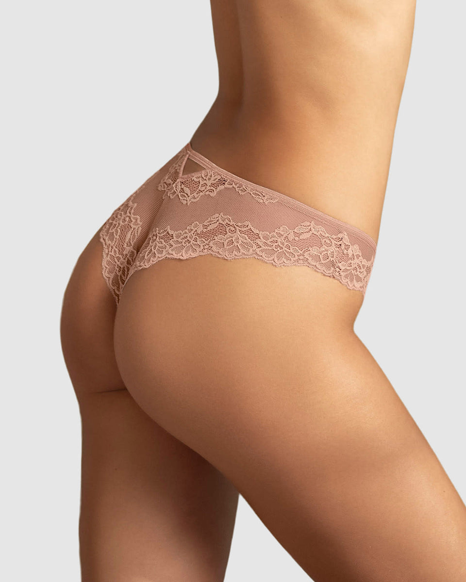 Bloomer cachetero en encaje y tul increíblemente sexy