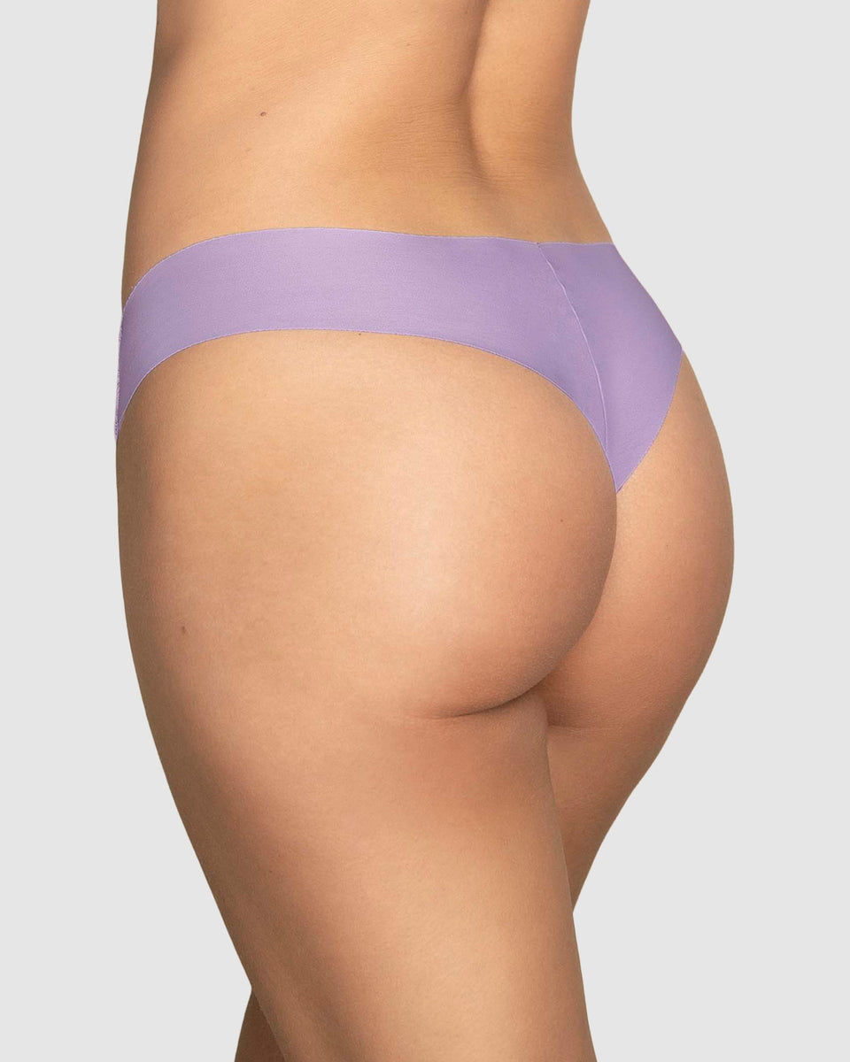 Brasilera con encaje frontal y tela invisible en glúteos
