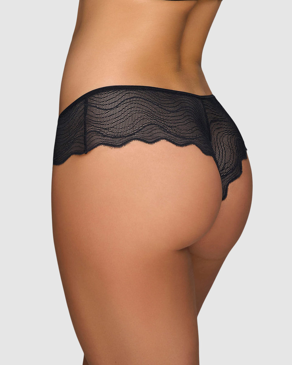 Cachetero con ojal decorativo en frente