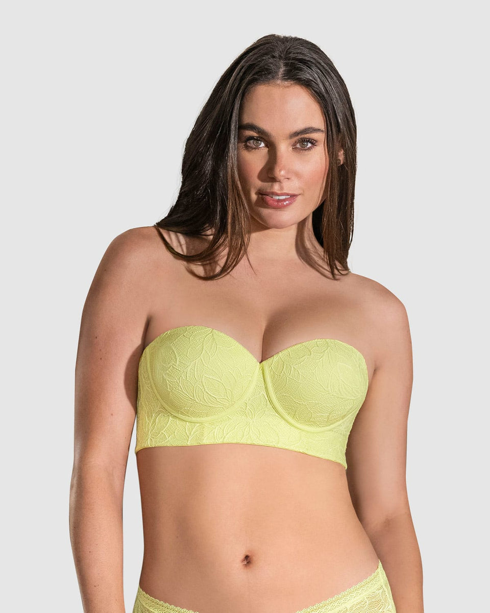 Strapless bustier 360° de perfección en encaje