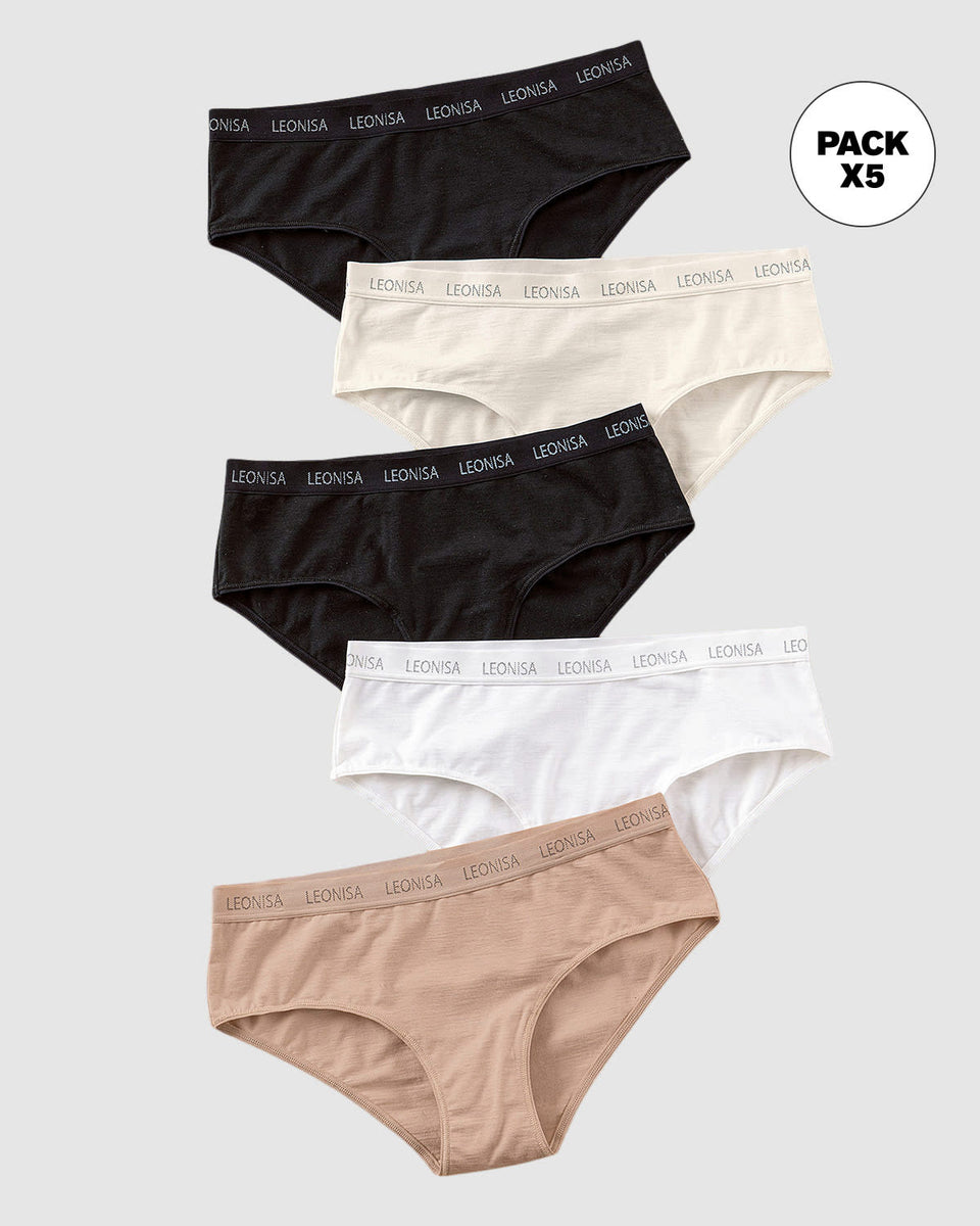 Paquete x 5 bloomers estilo hipster