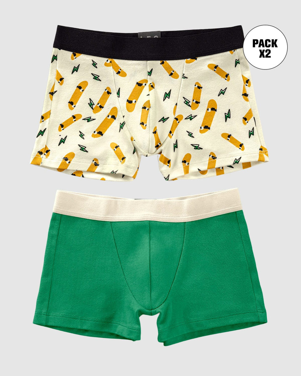 Bóxers cortos x2 niño
