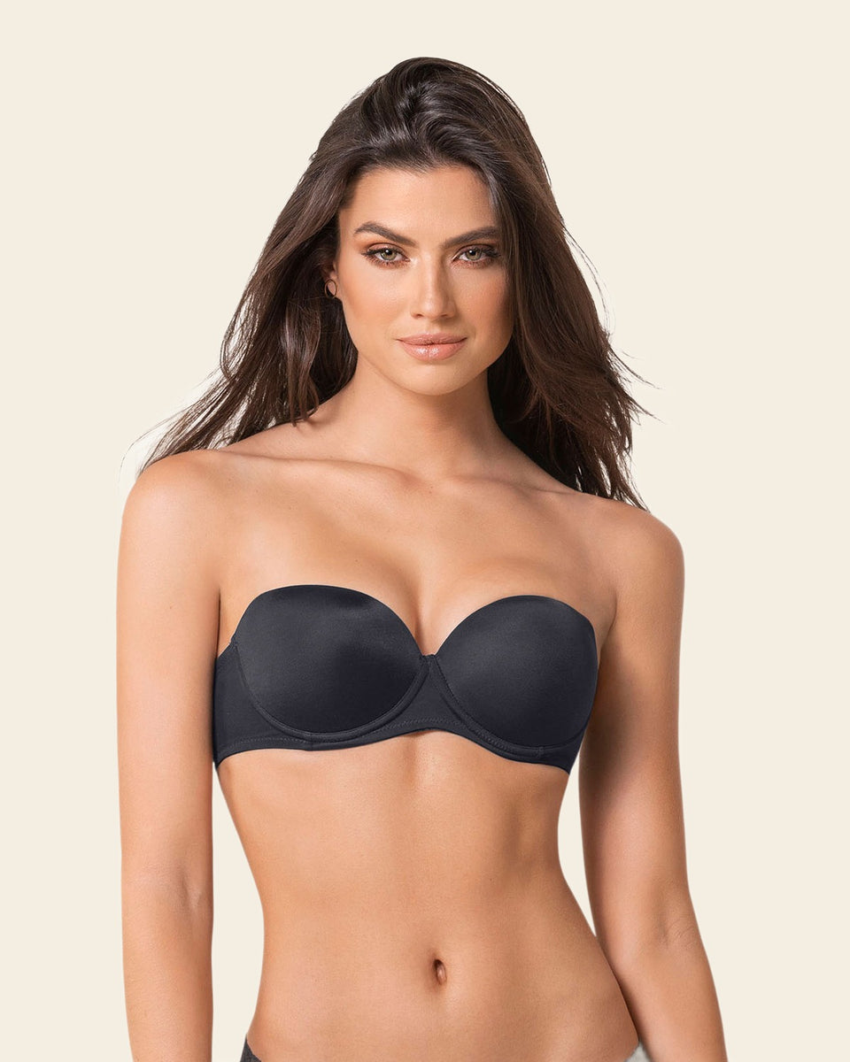 Brasier strapless con arco de realce suave
