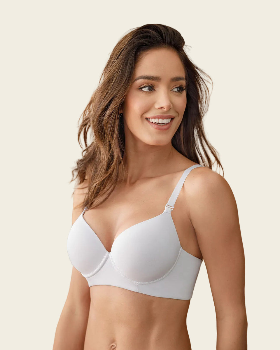 Brasier de realce alto copa lisa