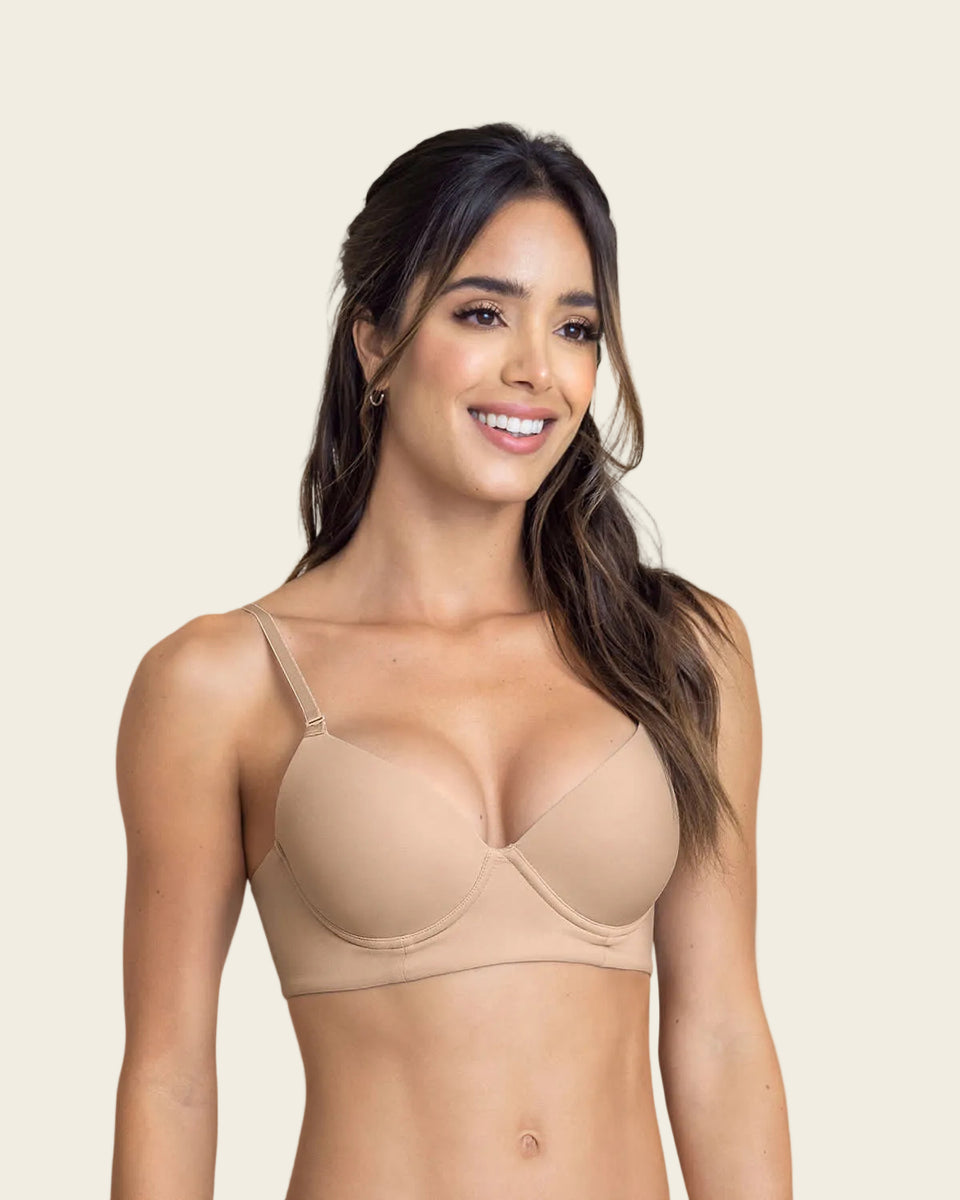 Brasier de realce alto copa lisa