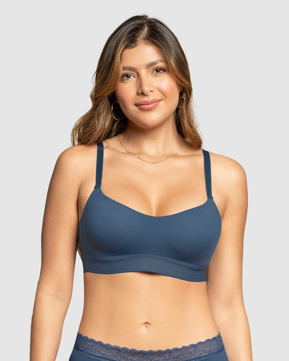 Brasier tipo top ultraliviano con copas internas fijas