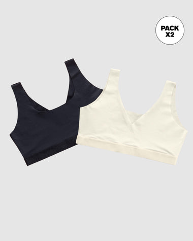 Paquete x 2 tops invisibles doble escote#color_s01-perla-negro