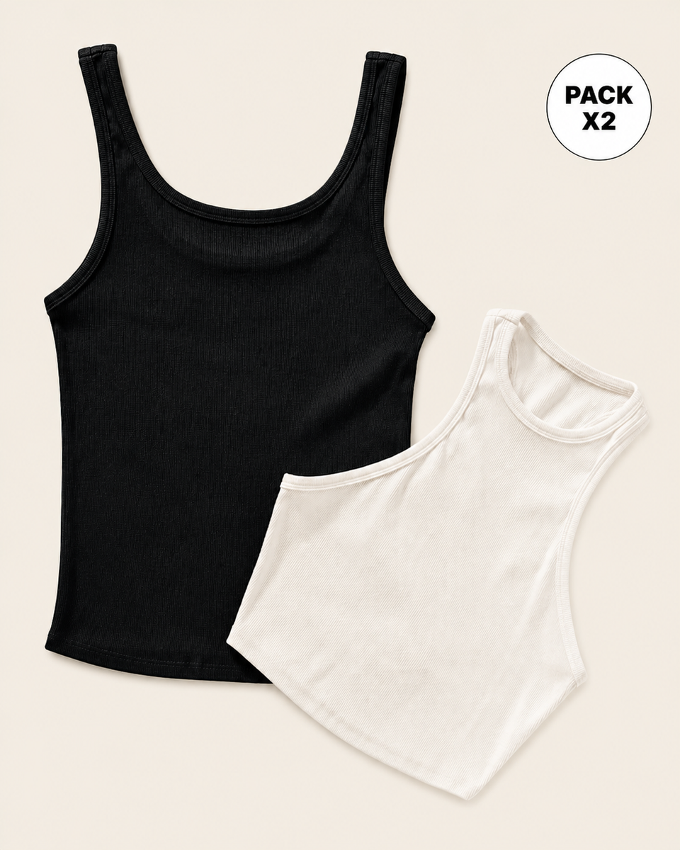 Pack x2 Blusa + Crop top