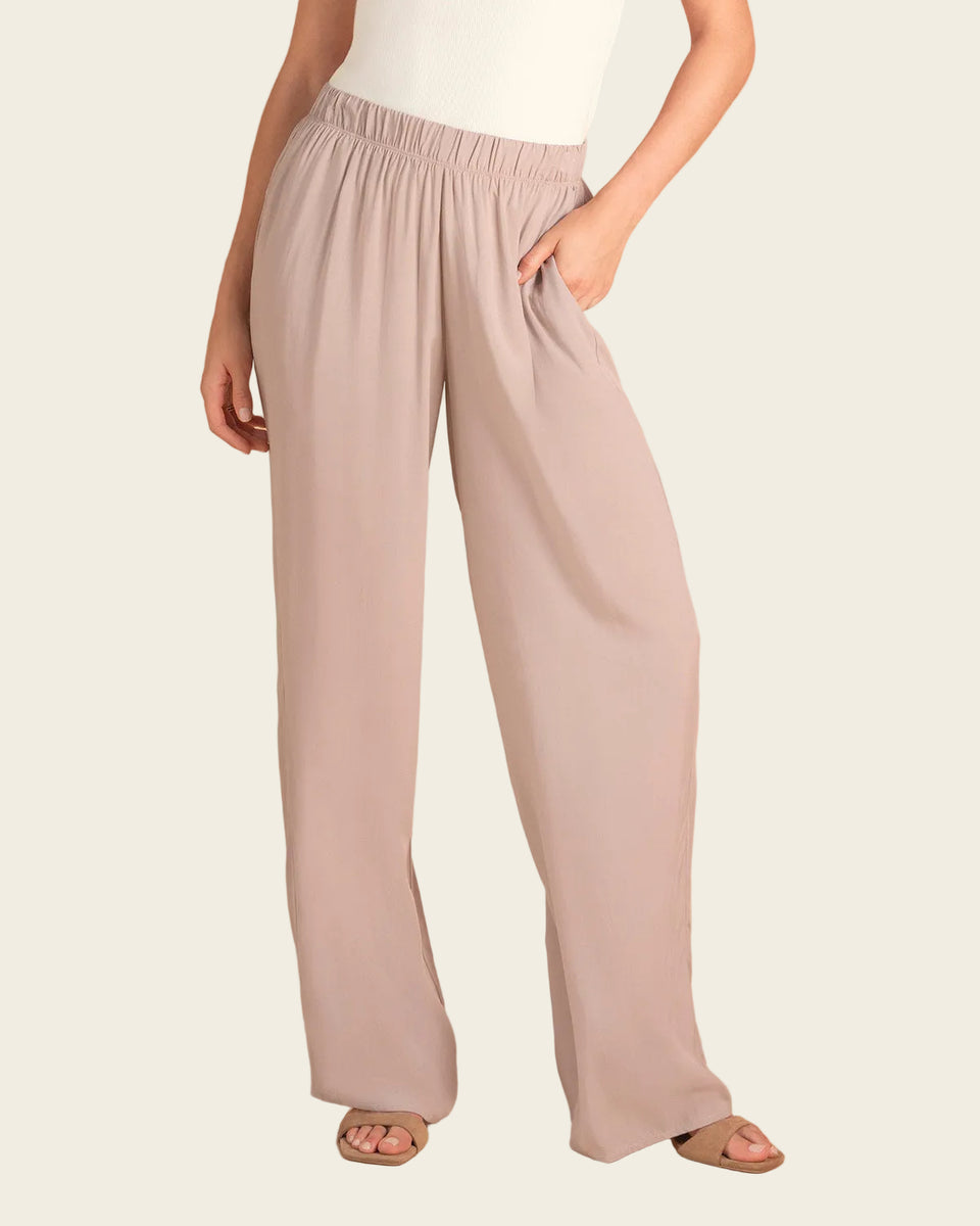 Pantalón largo de silueta recta