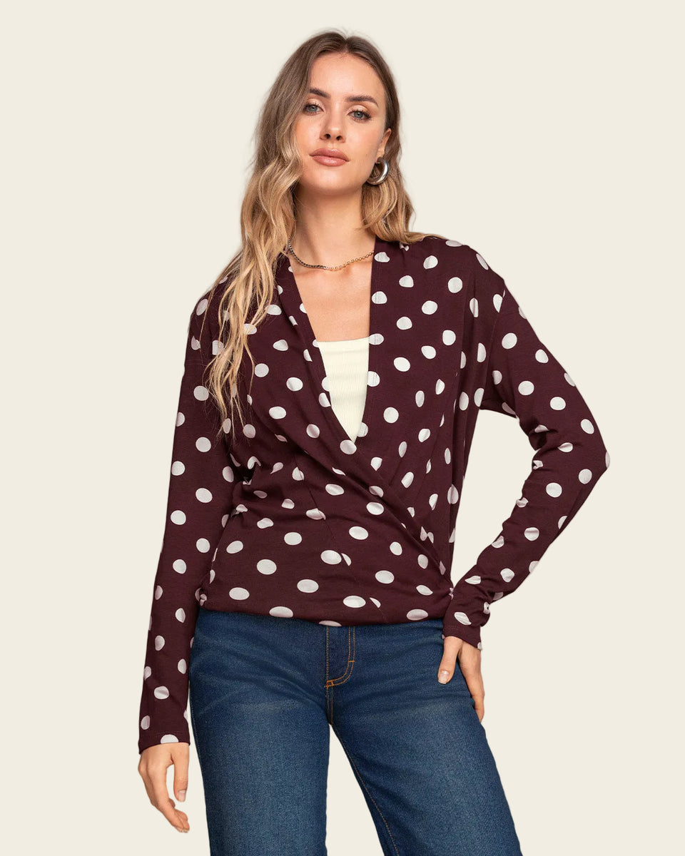 Saquillo estampado de silueta semiajustada