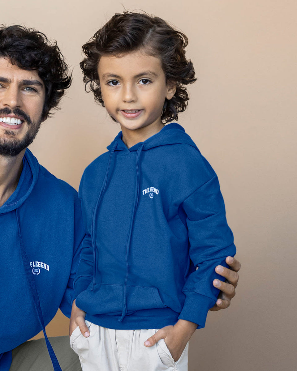 Sudadero manga larga con bolsillo frontal funcional para niño