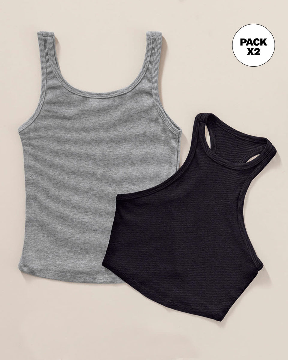 Pack x2 Blusa + Crop top