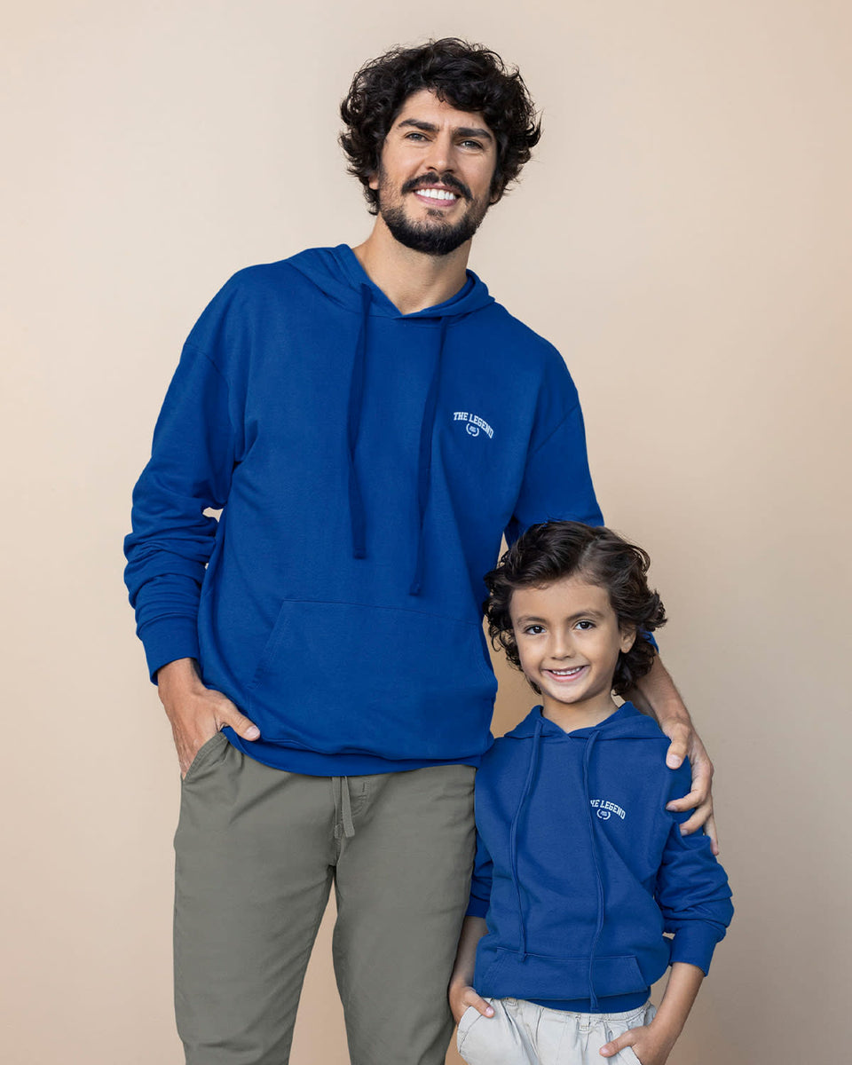 Sudadero manga larga con bolsillo frontal funcional