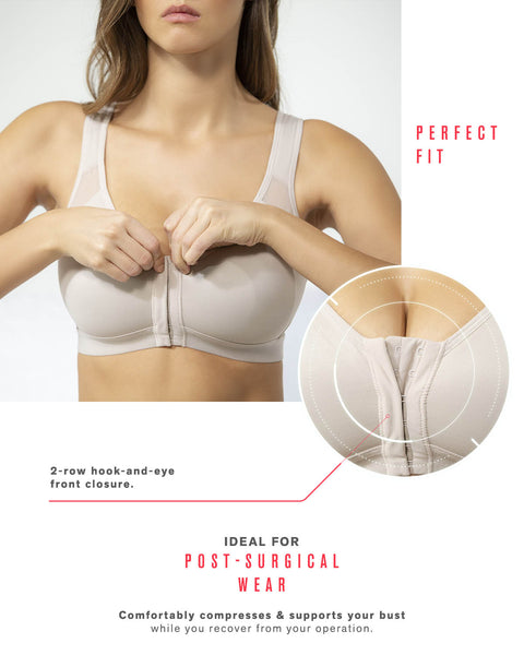 Brasier facilitador de postura con control de volumen del busto Multi/Functional#color_000-blanco