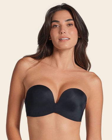 Brasier strapless Antigravedad de realce alto sin arco#color_700-negro