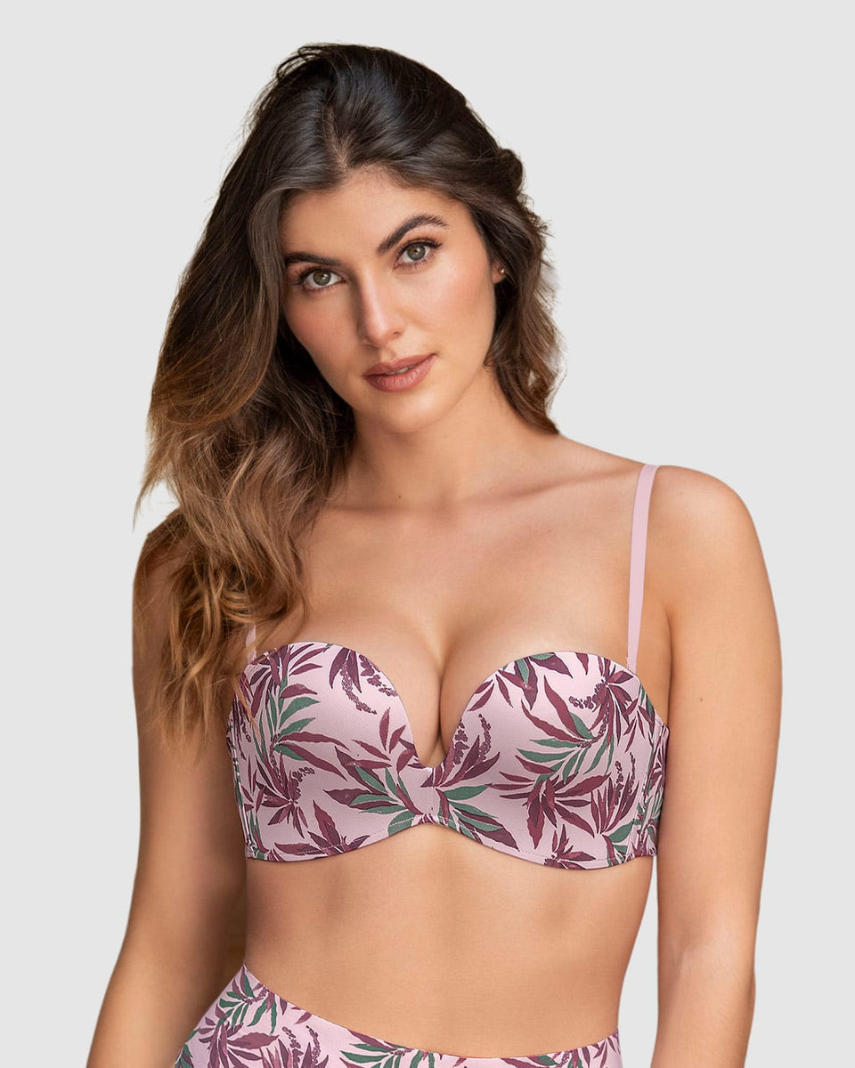 Brasier strapless Antigravedad de realce alto sin arco