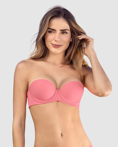 Brasier strapless Magic Up de doble realce que aumenta dos tallas de copa#color_297-rosado