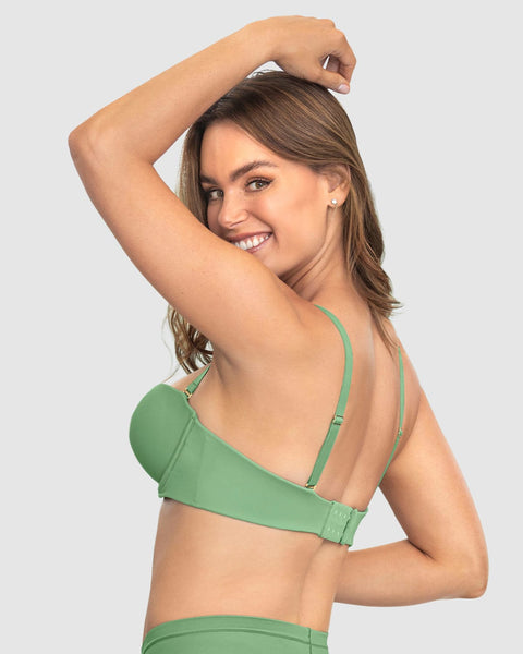 Brasier strapless Magic Up de doble realce que aumenta dos tallas de copa#color_628-verde-manzana