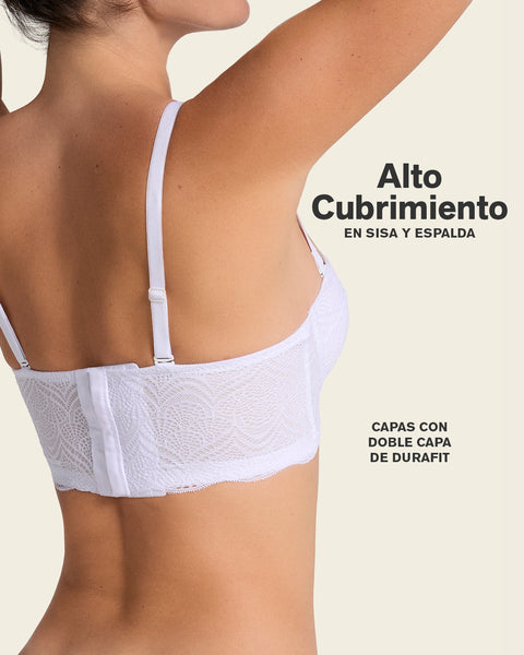 Brasier balconet de realce alto con máximo cubrimiento de espalda Special Fit#color_000-blanco