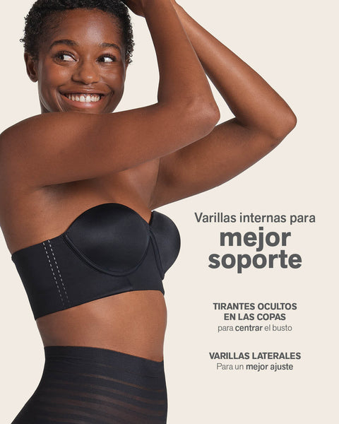 Strapless bustier 360° de perfección#color_700-negro